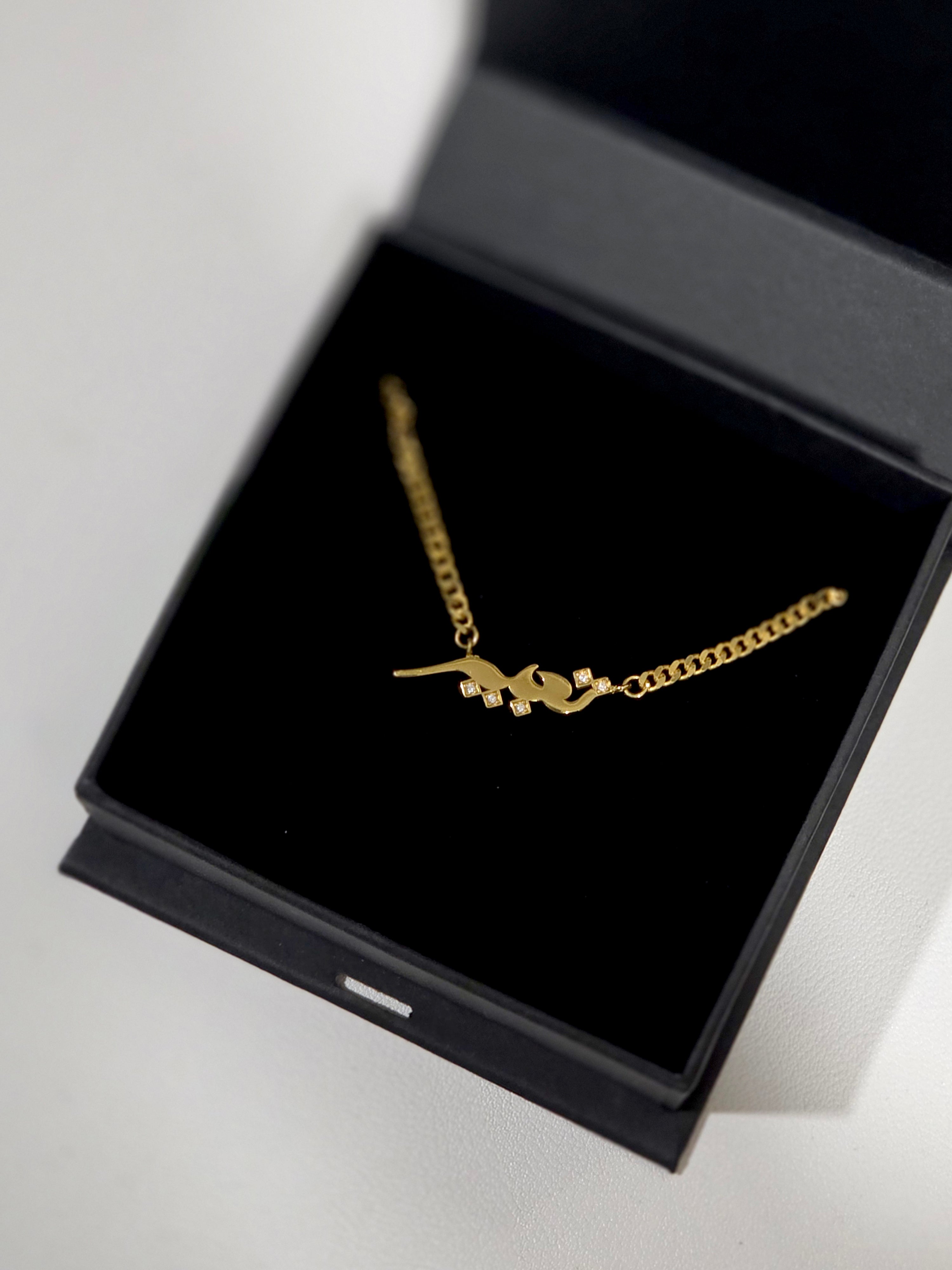 Custom Thick Curb Chain Name Necklace