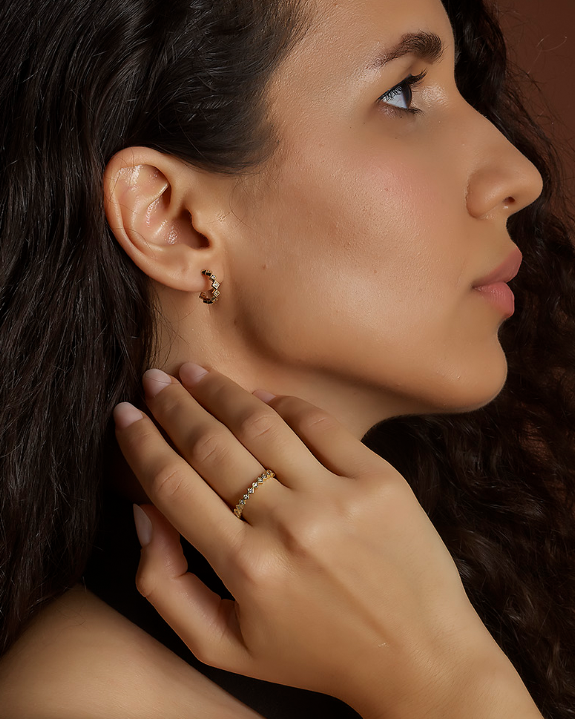 Studded Stacking Ring