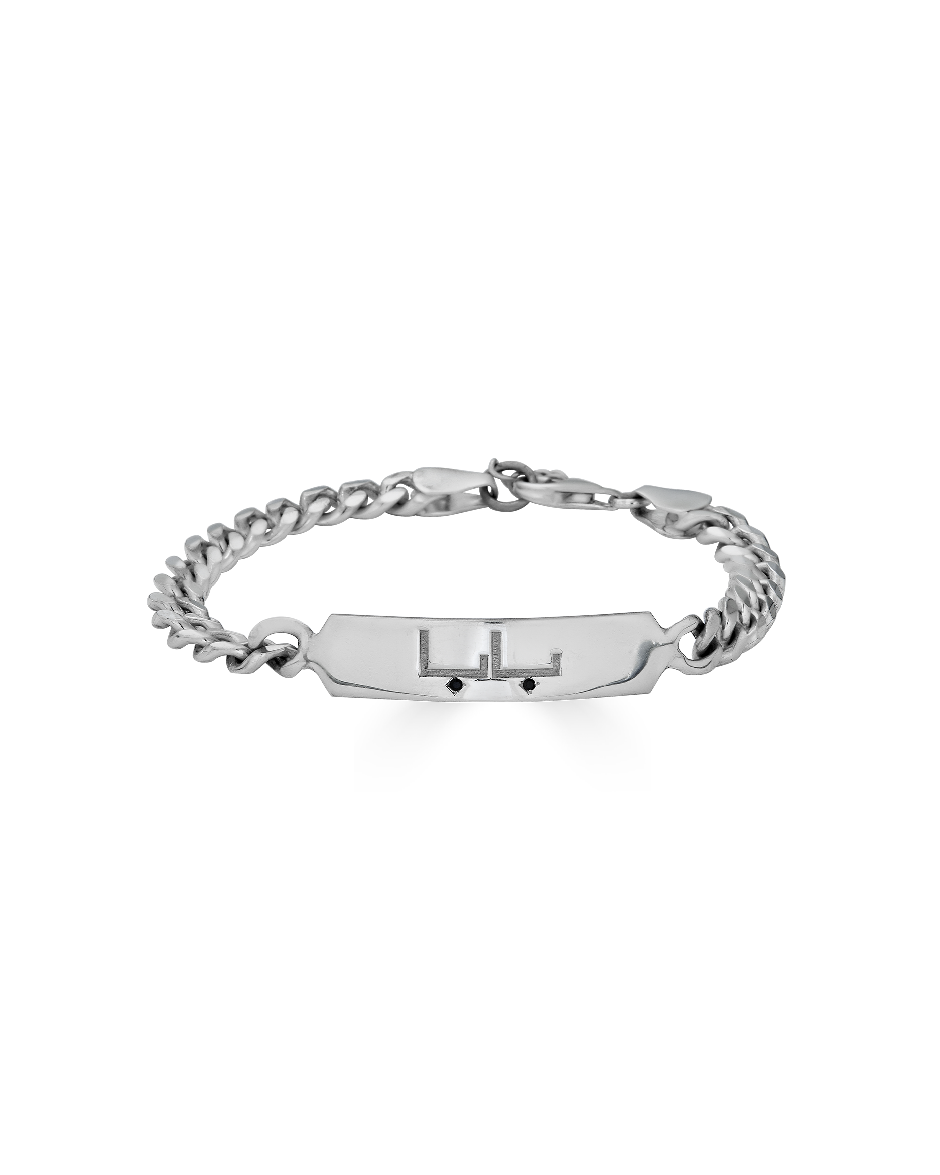 Personalized Arabic Mens Bar Bracelet
