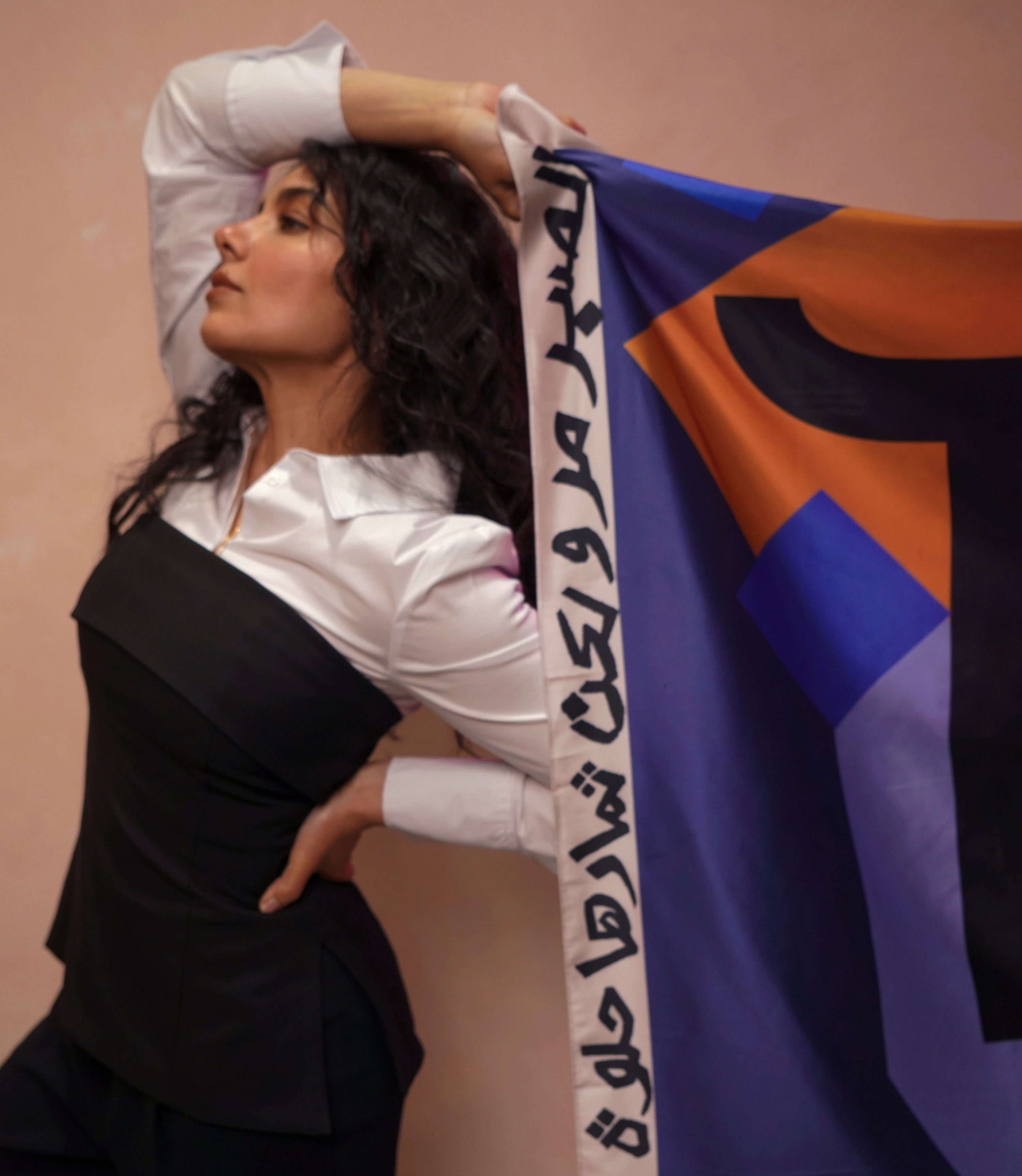 Handwritten Arabic Scarf