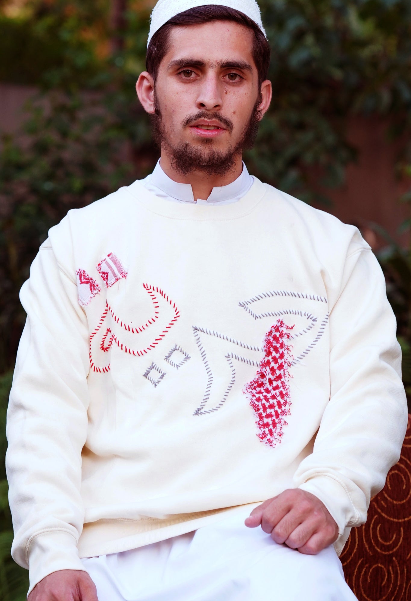 Hurriya (Freedom) Sweatshirt in Ivory